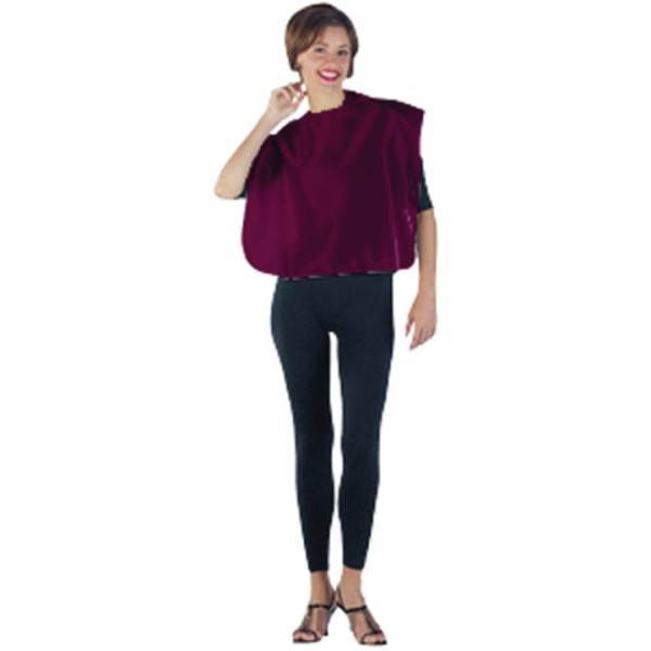 BETTY DAIN Nylon Shortie Cape, Burgundy Model #BD-299-BUR, UPC: 013534135056