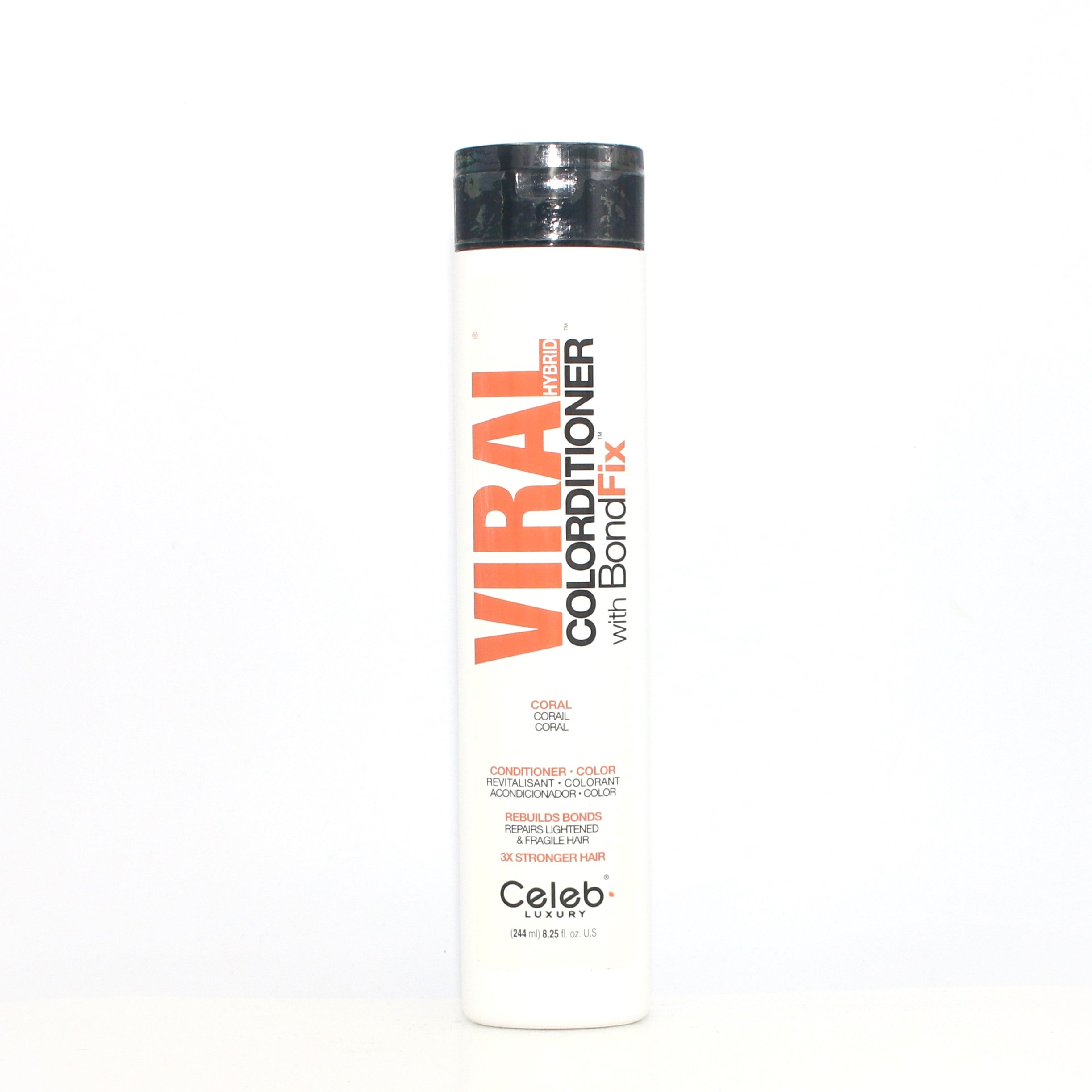 CELEB LUXURY Viral Hybrid Colorditioner with Bond Fix Coral 8.25 oz