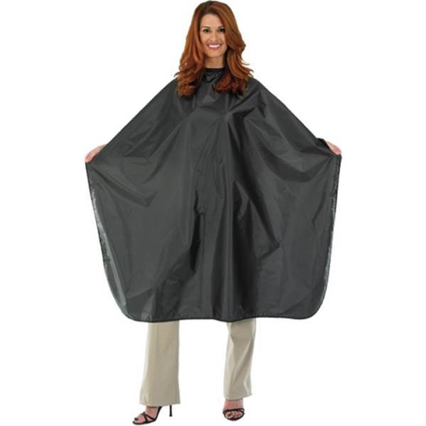 BETTY DAIN Nylon Chemical Cape-Snap Closure, Black Model #BD-959S-BLK, UPC: 013534122018
