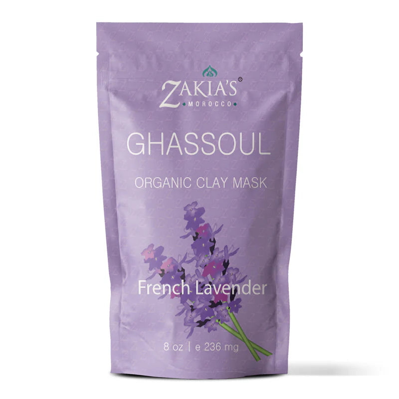 Zakia's Morocco Ghassoul Organic Clay Mask - Lavender