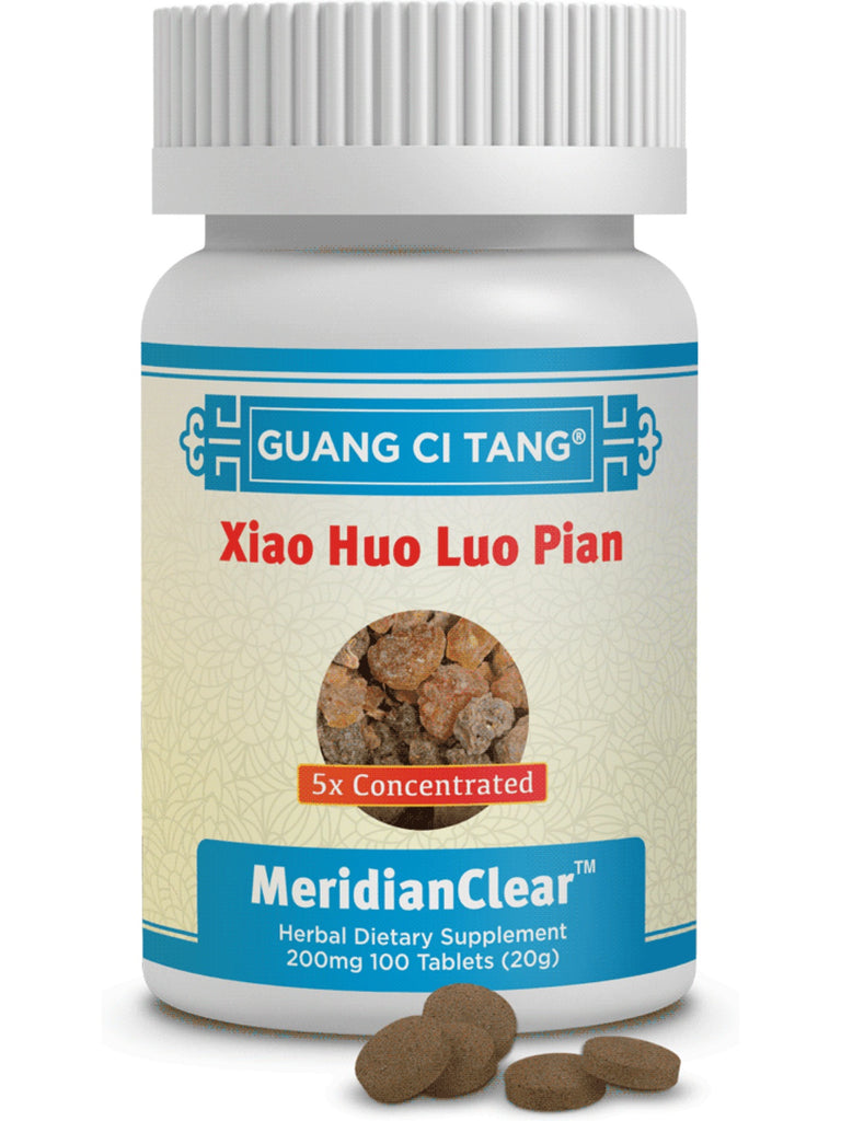 Guang Ci Tang, Xiao Huo Luo Pian, MeridianClear, 200 mg, 100 ct