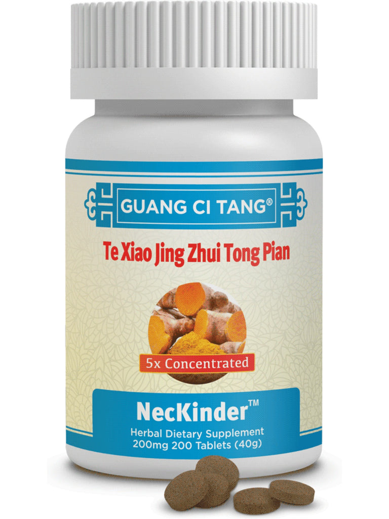 Guang Ci Tang, Te Xiao Jing Zhui Tong Pian, NecKinder, 200 mg, 200 ct