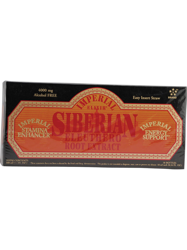 Imperial Elixir, Siberian Eleuthero Extract, 10 vials